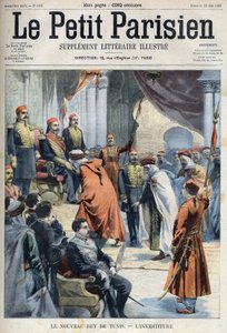 Die Einweihung des neuen Bey von Tunis Hedi Bey (Muhammad El Hadi Bey) von French School