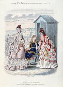 Die neuesten Pariser Strand- und Badeanzüge, 1872