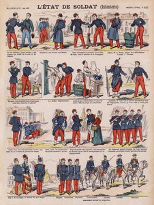 Das Leben eines französischen Infanteriesoldaten von French School