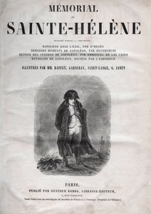 Das Denkmal von St. Helena von Graf Emmanuel de Las Cases (1766-1842) - Napoleon auf St. Helena - Ausgabe von 1860 von French School