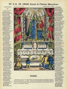 Die wundersame Geschichte unserer Lieben Frau der Freude (Farblithografie)