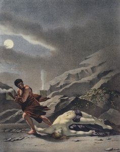 Der Mord an Abel durch seinen Bruder Kain von French School