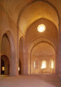Das Kirchenschiff der Zisterzienserabtei, gegründet 1146