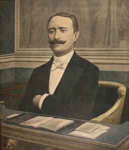 Der neue Präsident der Chambre des Deputes: Paul Deschanel, Illustration aus Le Petit Journal: Supplement illustre, 26. Juni 1898 von French School
