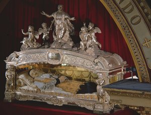 Schrein des St. Vincent de Paul (1581-1660) 1827 von French School
