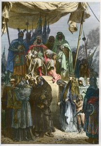 Die Belagerung Jerusalems 1187 durch Saladin von French School