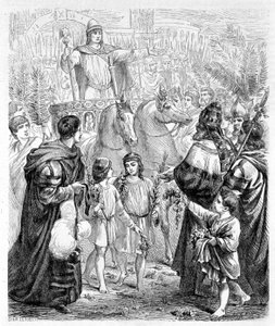 Der Triumph von Konstantin (Römischer Kaiser) - in „Geschichte der Päpste“