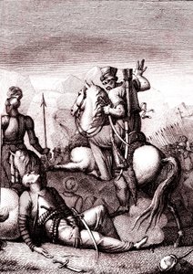 Der türkische Sultan Soliman in "Jerusalem befreit" von Torquato Tasso