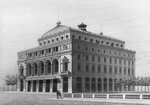 Theatre Lyrique, jetzt das Theatre de la Ville, Place du Chatelet, Paris