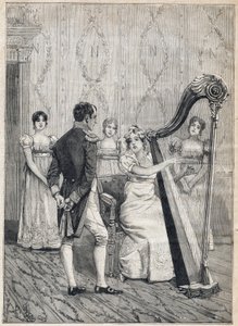 Theatre de la Porte Saint Martin, wo ein Stück mit dem Titel „Napoleon“ gespielt wird, in "Le Petit Parisien" am 17.12.1893 (Gravur) von French School
