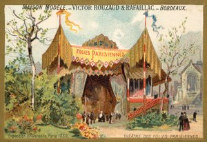 Theater des Folies Parisiennes, Weltausstellung, Paris von French School