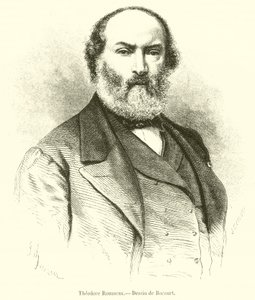 Theodore Rousseau (Gravur) von French School