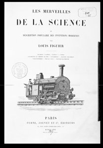 Titelseite von Les Merveilles de la Science von Louis Figuier, veröffentlicht von Furne und Jouvet, 1867 von French School