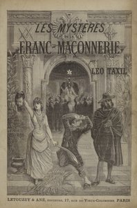 Titelbildillustration für Les Mysteres de la Franc-Maçonnerie Devoiles (Stich) von French School