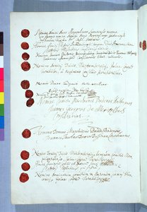 Westfälischer Friede, unterzeichnet in Münster 24. Oktober 1648