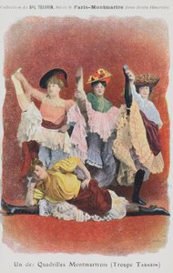 Troupe Tabarin Tänzer im Bal Tabarin von French School