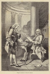 Turgot erhält seinen Entlassungsbrief von French School