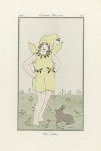 Un Lutin, aus Costumes Parisien, veröffentlicht 1914 von French School