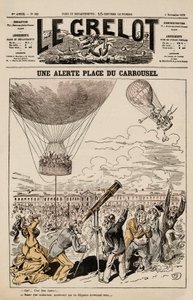 Une Alerte, Place du Carrousel, aus Le Grelot, 3. November
