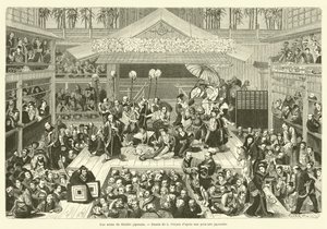 Eine Szene aus dem japanischen Theater von French School