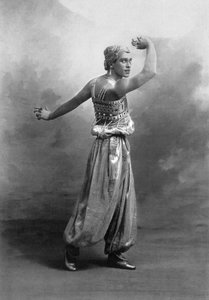 Vaslav Nijinsky (1890-1950) russischer Tänzer polnischer Herkunft hier im Ballett Sheherazade von French School