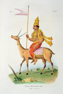 Vayu, graviert von C. de Motte (1785-1836) von French School