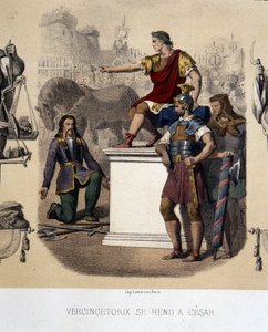 Vercingetorix ergibt sich Cäsar (52 v. Chr.)
