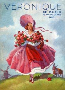 Veronique Kleider, ca. 1920 (Gravur) von French School