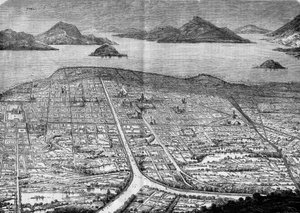 Ansicht von Mexiko-Stadt, Mexiko