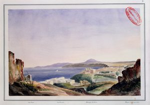 Ansicht von Oran von der alten Kasbah, ca. 1830