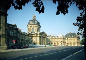 Ansicht des Institut de France vom Quai Conti, erbaut von Francois d