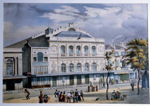 Ansicht des Théâtre de la Gaîté in Paris