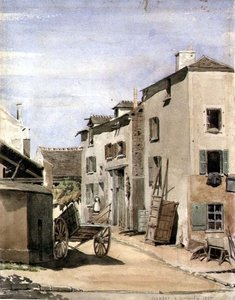 Ansicht der Stadt Clamart, Frankreich von French School