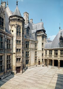 Ansicht des Innenhofs, 1443-51