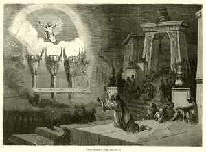 Vision von Ezechiel von French School