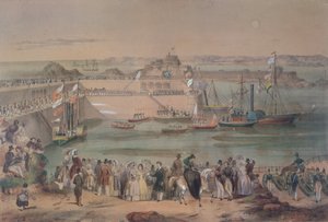 Besuch von Königin Victoria in Jersey im Jahr 1846, 1847 von French School