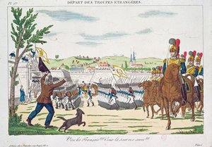 Vive les Français!, Abzug der fremden Truppen, 1818 von French School