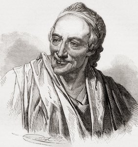 Voltaire, aus Histoire de France, veröffentlicht ca. 1880 von French School