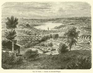 Blick auf Truro (Gravur) von French School