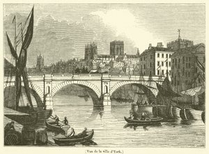 Ansicht der Stadt York (Gravur)