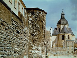 Mauer von Philippe Auguste (1165-1223) rue des Jardins Saint-Paul