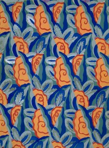 Tapetendesign von Maison Gaillard, veröffentlicht 1930 von French School