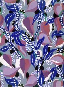 Tapetendesign von Maison Martine, veröffentlicht 1930