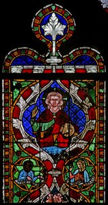 Fenster N-chapA mit Christus