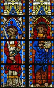 Fenster Narthex S, St. Johannes der Täufer und St. Paulus
