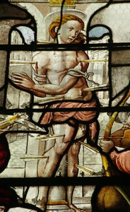 Fenster mit dem Tod des Heiligen Sebastian