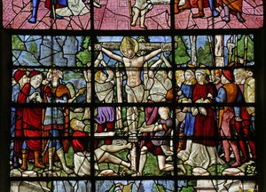 Fenster mit der Folterung des Heiligen Dionysius
