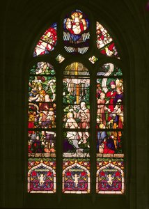 Fenster mit der Taufe Christi, 1490