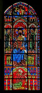 Fenster w100, Christus in Herrlichkeit
