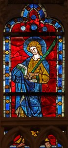 Fenster w101, den Heiligen Judas darstellend von French School